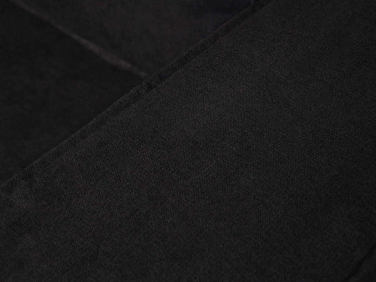 Broadgate 4 Seater Sofa Left Facing Black Kensington Fabric - Image 3