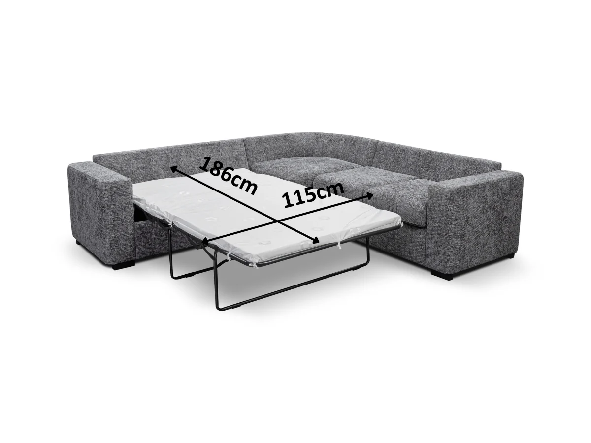 Chestnut Sofa Bed Slate Enzo Fabric - Image 5