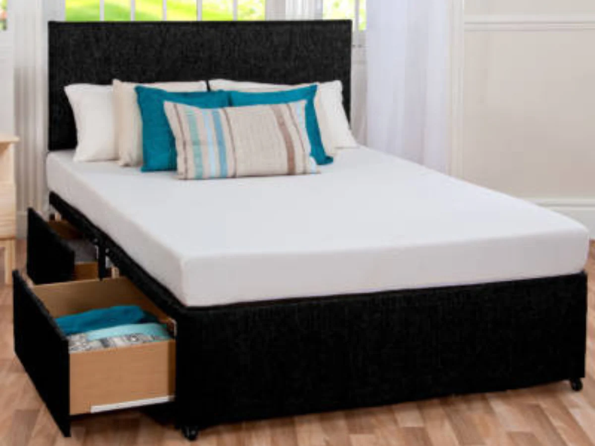 Divan Bed and Sleep Plus Hybrid Mattress with Headboard - more color options - Image 4