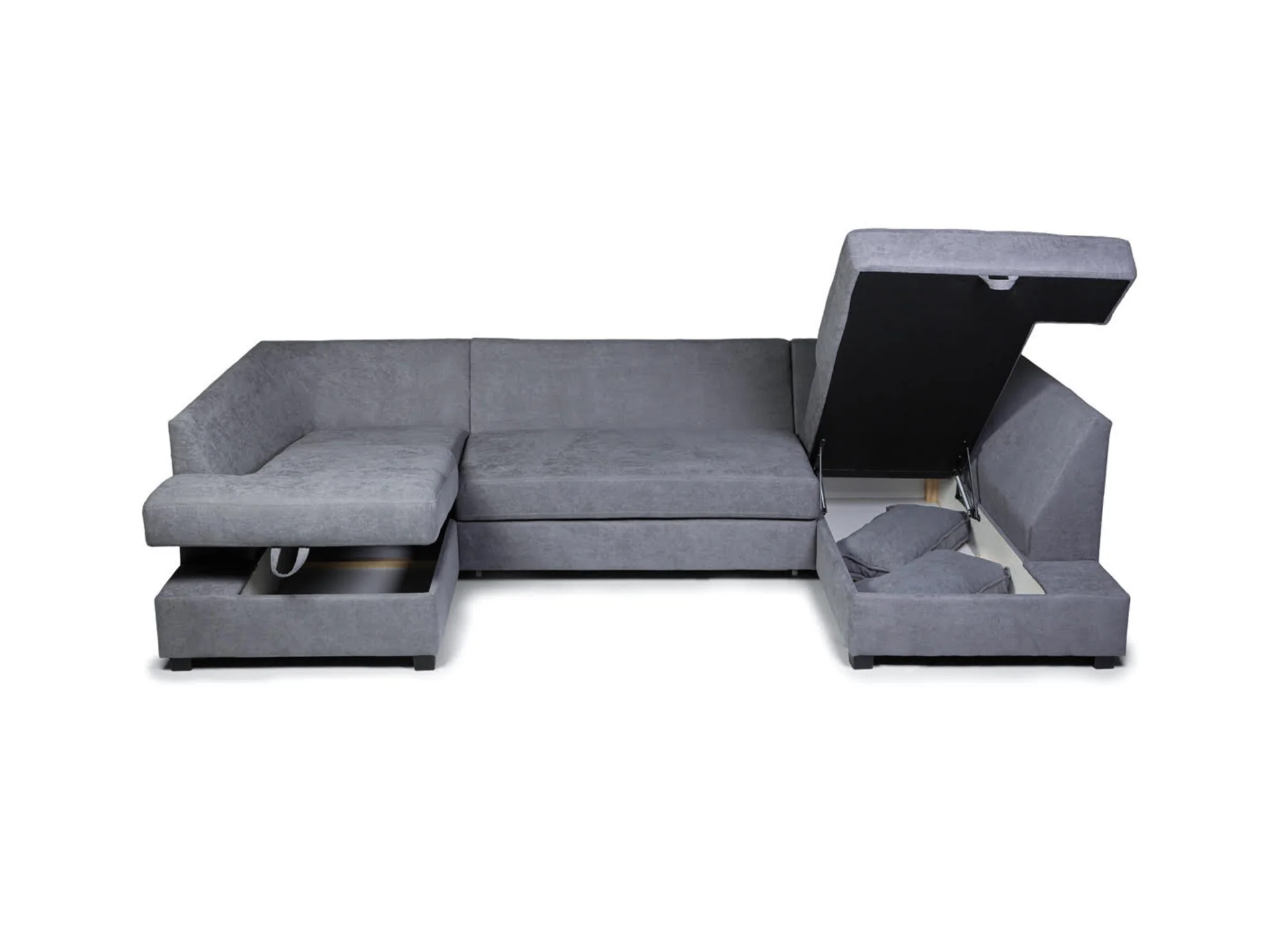 Meridian Deluxe Sofa Bed U Shaped with Storage - Image 3