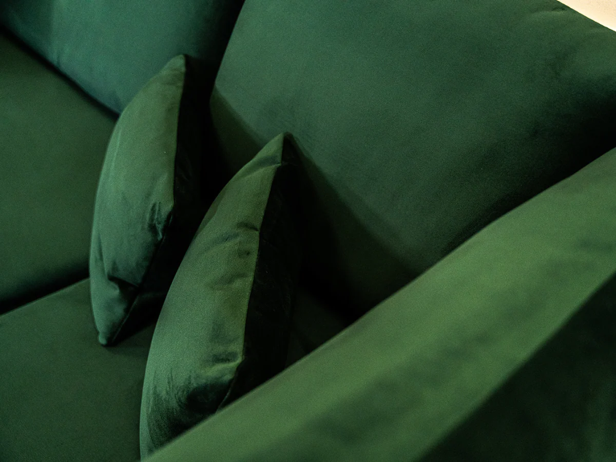 Meridian Green Sofa Bed with Storage U Shaped - Image 7