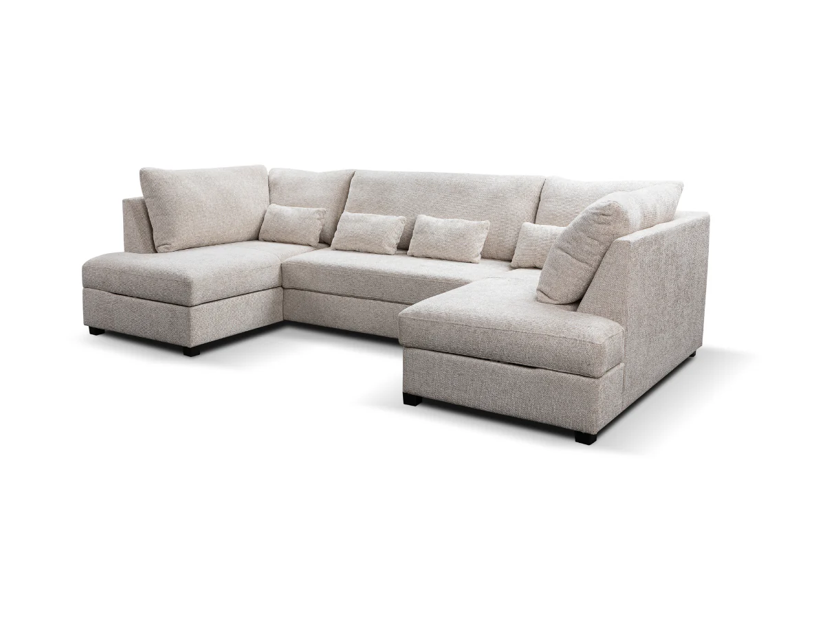 Meridian U Shaped Sofa Bed with Storage - Image 10