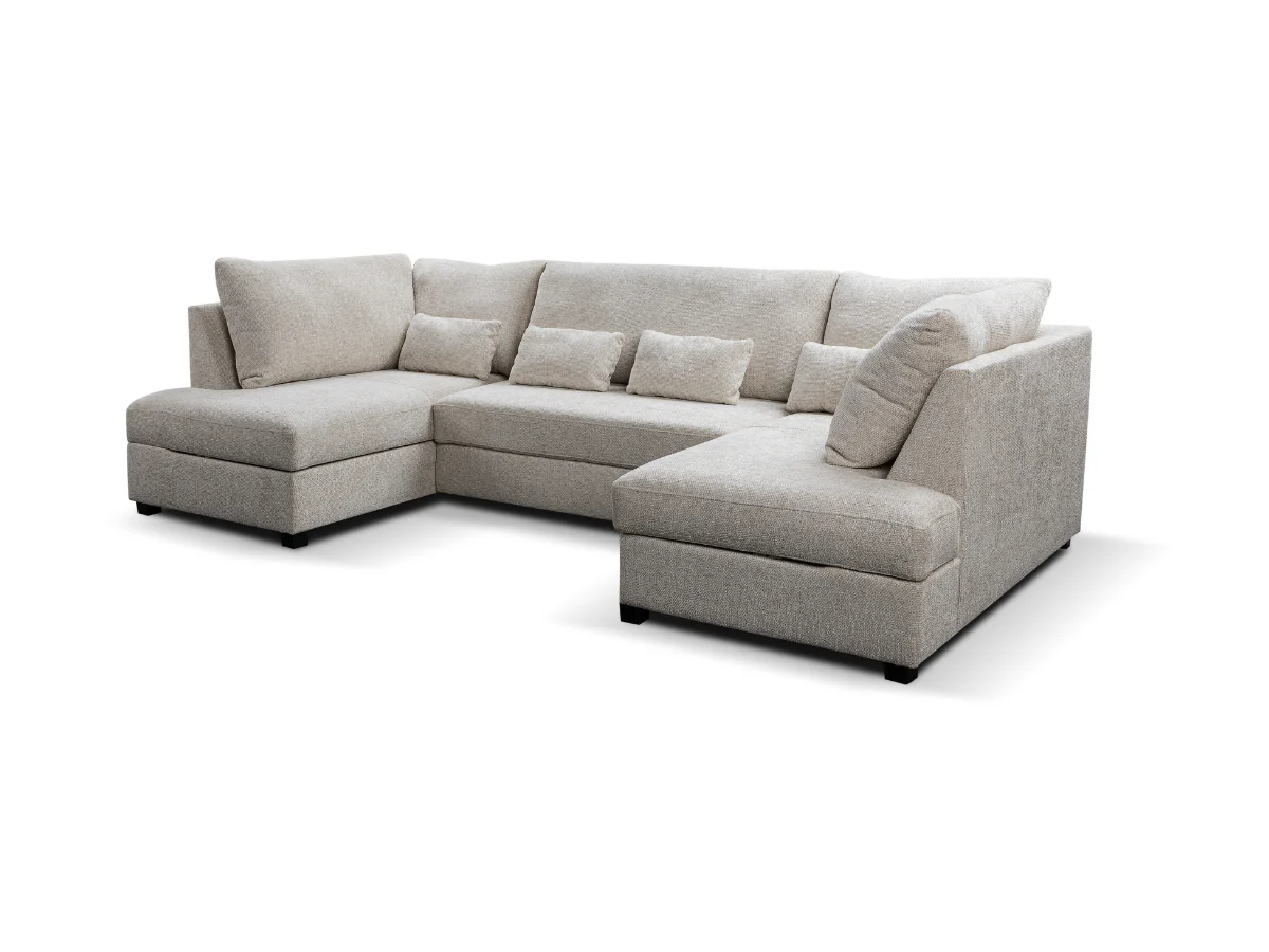 Meridian U Shaped Sofa Bed with Storage - Image 12