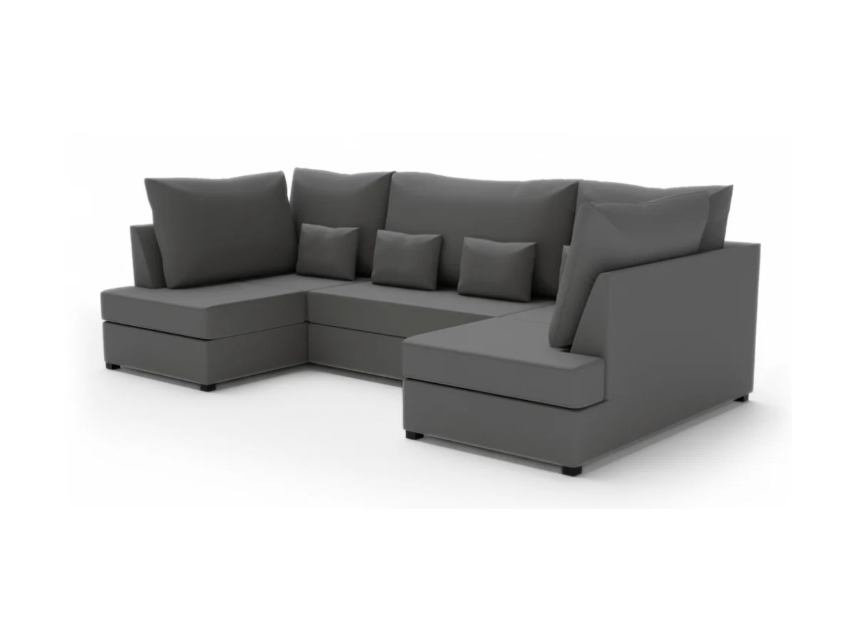 Meridian U Shaped Sofa Bed with Storage - Image 14