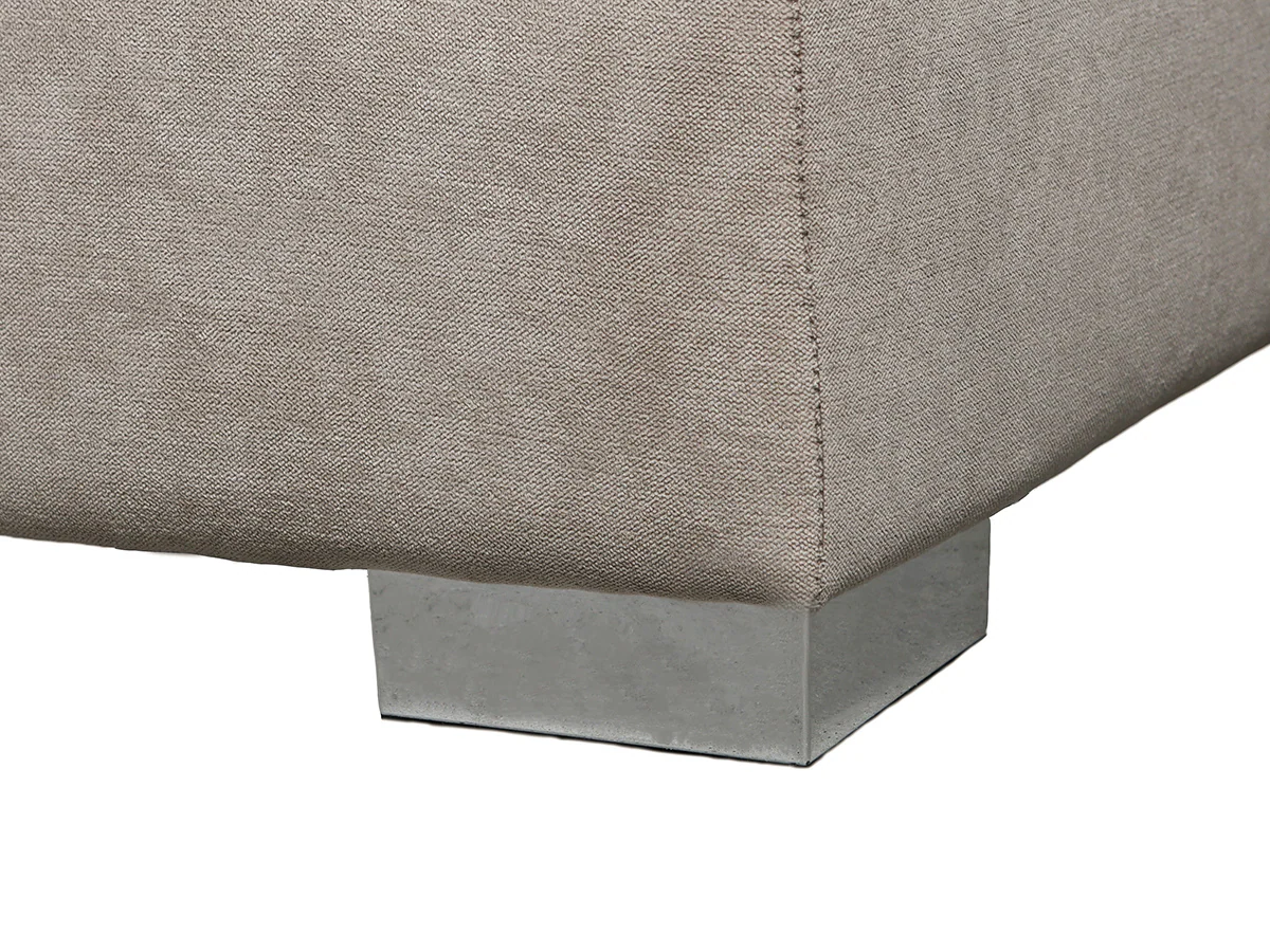 Primrose U Shape Sofa in Cream Kensington Fabric - Image 5