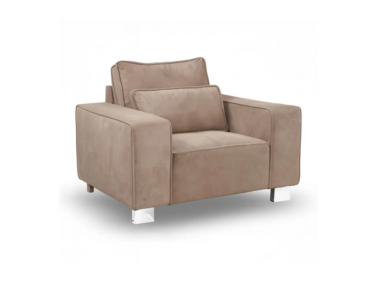 Sloane Luxury Large Armchair with Cushion Plush Velvet - Image 3