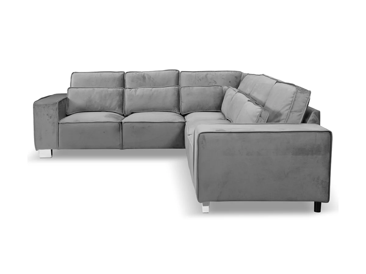 Sloane Corner Sofa Plush Velvet - Image 4