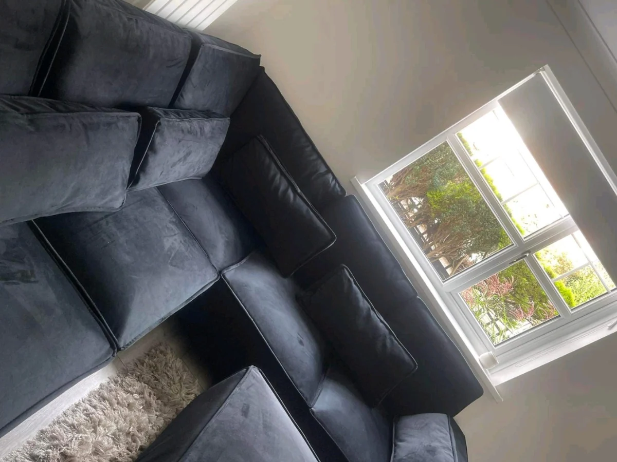 Sloane Corner Sofa Plush Velvet - Image 6