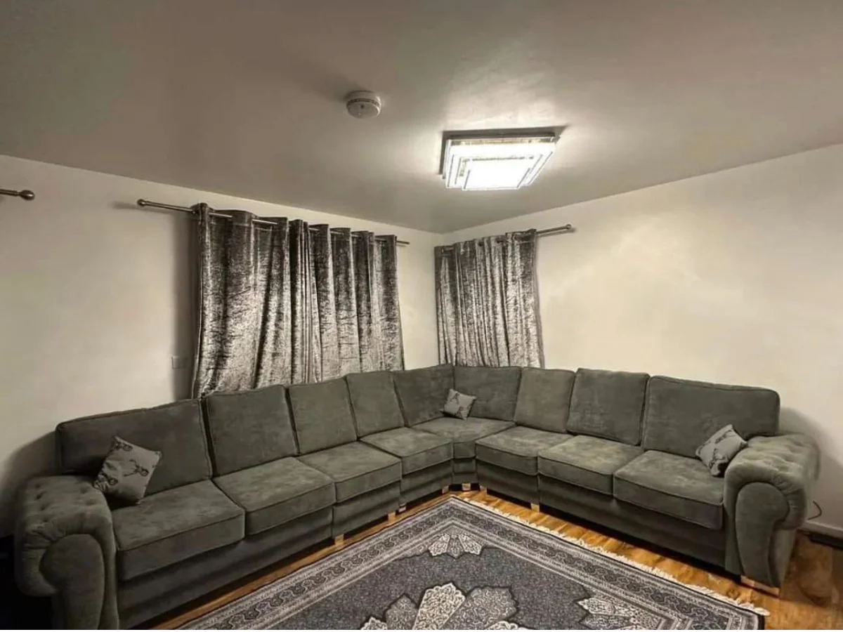 Vegas Modular Corner Sofa Full Back Grey - Image 6